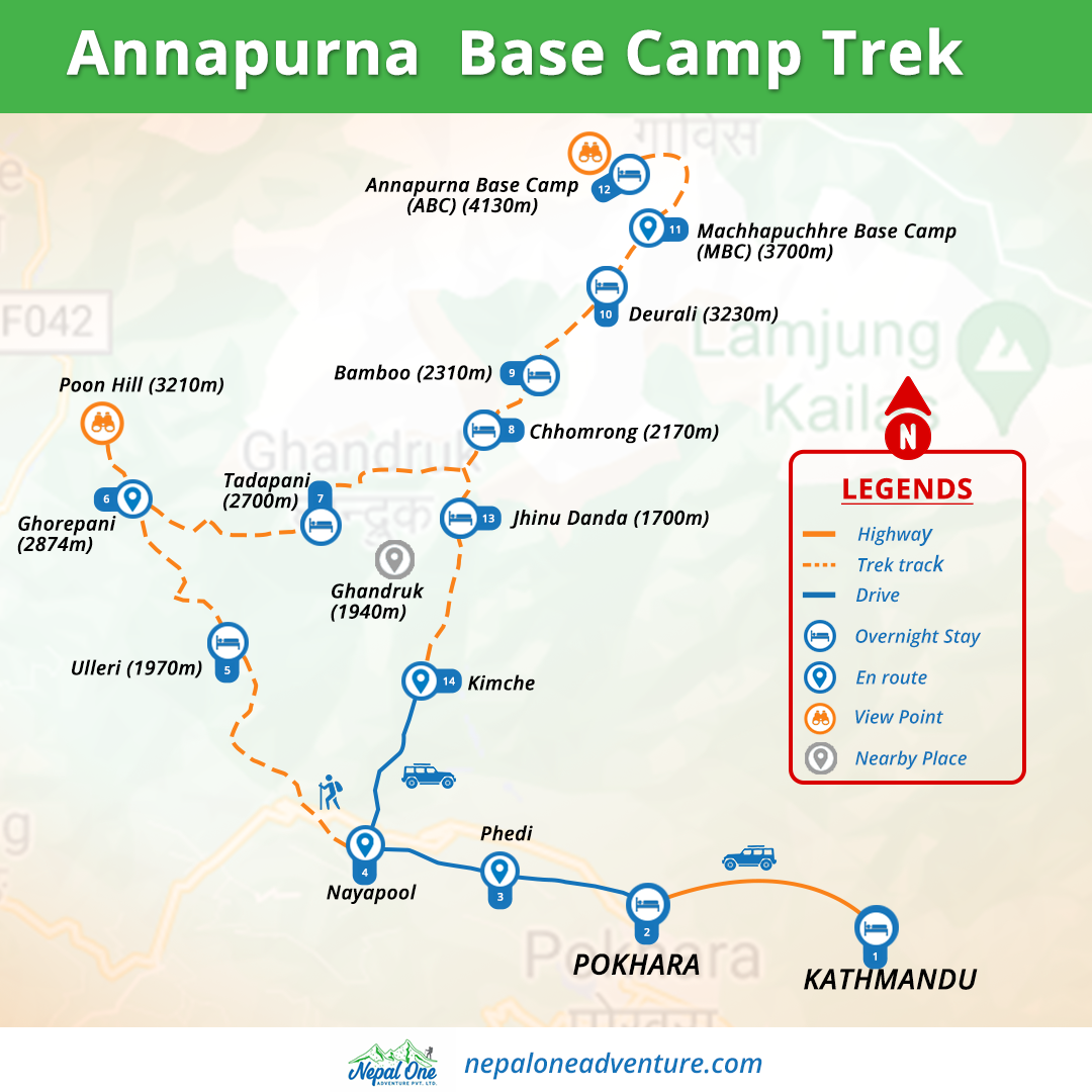 Annapurna Base Camp Trek | 10 Days Trek Itinerary