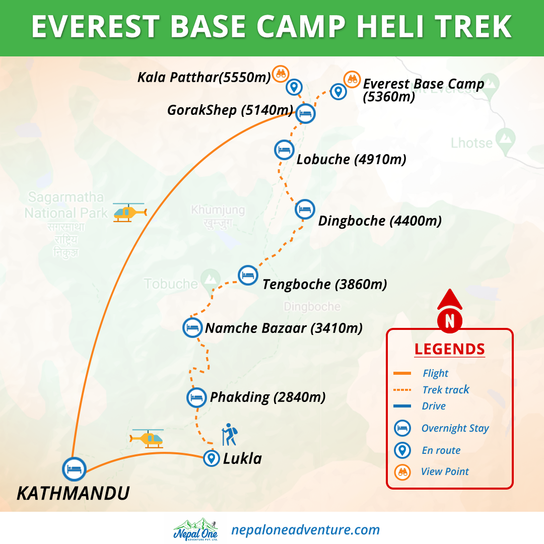 Everest Base Camp Heli Trek